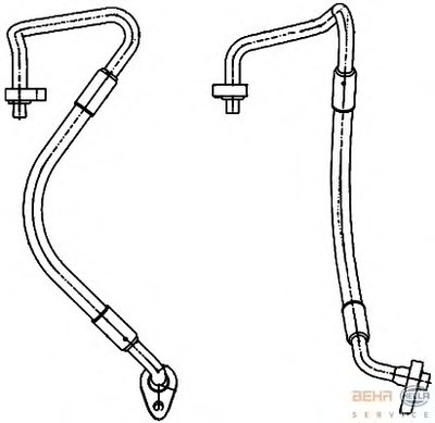 Трубопровод высокого давления, кондиционер BEHR HELLA SERVICE купить