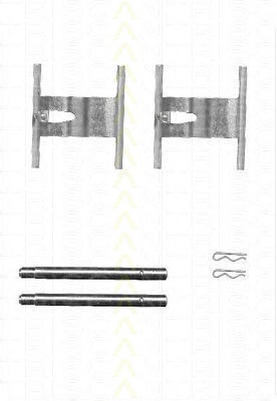 Комплектующие, колодки дискового тормоза TRISCAN купить