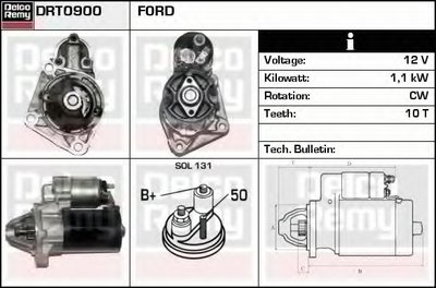 Стартер Remanufactured REMY (Light Duty) DELCO REMY купить