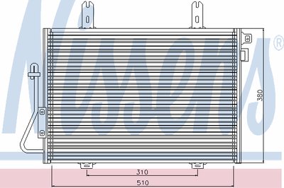 Радиатор кондиционера Kangoo 1.9D/dCi/1.4i/1.6i 98-