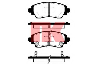 Комплект тормозных колодок, дисковый тормоз NK купить