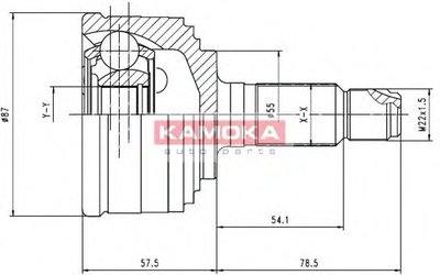 ШРУС наружный (комплект) Honda Civic  91-95