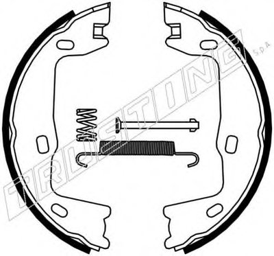 Комплект тормозных колодок, стояночная тормозная система TRUSTING купить
