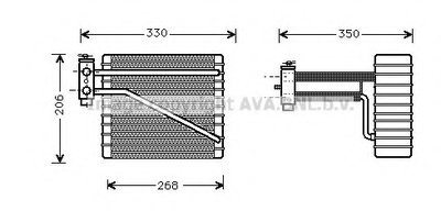 Испаритель, кондиционер AVA QUALITY COOLING купить