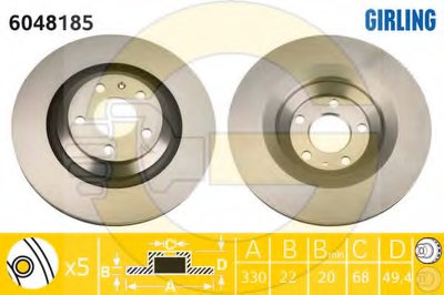 Тормозной диск GIRLING купить