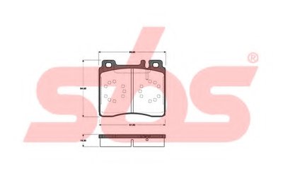 Комплект тормозных колодок, дисковый тормоз sbs купить