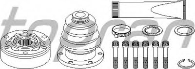 Шарнирный комплект, приводной вал TOPRAN купить