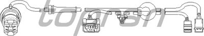 Датчик, частота вращения колеса TOPRAN купить