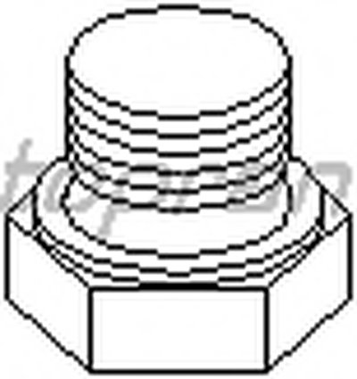 Резьбовая пробка, масляный поддон TOPRAN купить