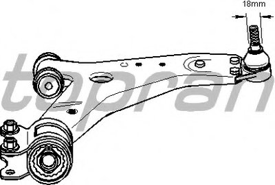 Рычаг передний правый Ford Focus II/C-Max 1.4-2.0TDCi 10.03-