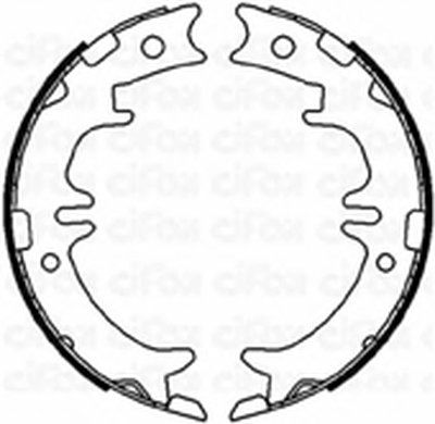 Комплект тормозных колодок, стояночная тормозная система CIFAM купить