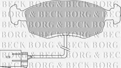 Комплект тормозных колодок, дисковый тормоз BORG & BECK купить