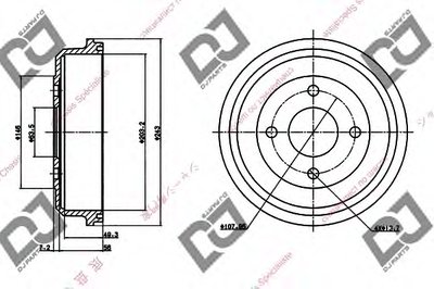 Тормозной барабан DJ PARTS купить