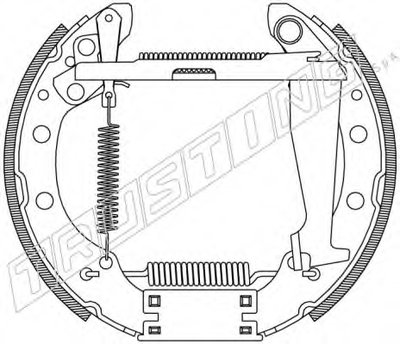 Комплект тормозных колодок FAST KIT TRUSTING купить