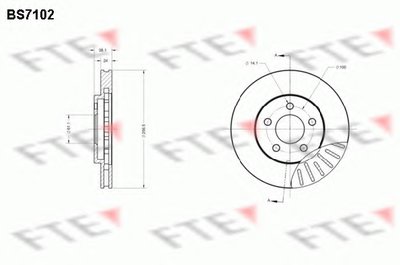 Тормозной диск FTE купить