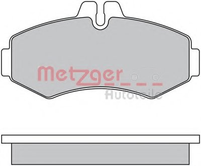 Комплект тормозных колодок, дисковый тормоз METZGER купить