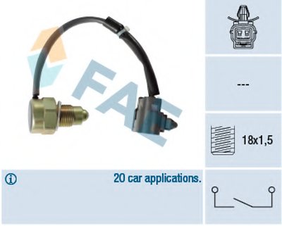 Выключатель, фара заднего хода FAE купить