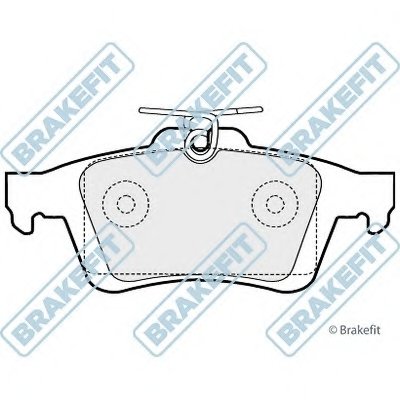 Комплект тормозных колодок, дисковый тормоз Brake Fit APEC braking купить