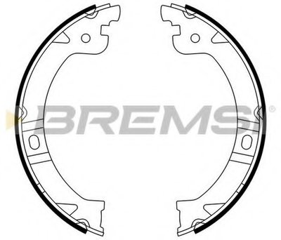 Комплект тормозных колодок, стояночная тормозная система BREMSI купить