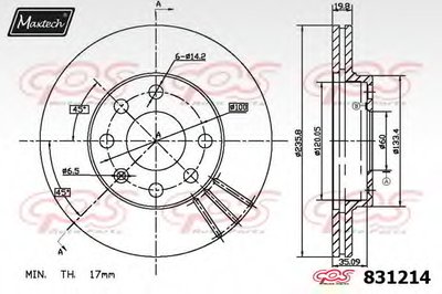 Тормозной диск R+ (Regular Plus) MAXTECH купить