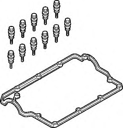Комплект прокладок, крышка головки цилиндра ELRING купить