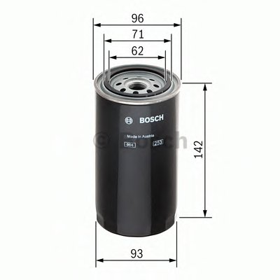 Фильтр топливный DAF (пр-во Bosch)