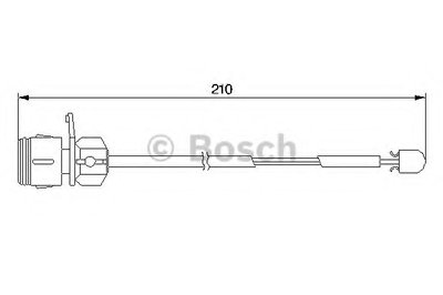 Сигнализатор, износ тормозных колодок BOSCH купить