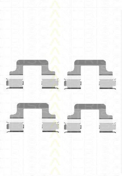Комплектующие, колодки дискового тормоза TRISCAN купить