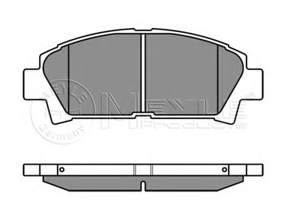 Комплект тормозных колодок, дисковый тормоз MEYLE купить