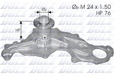 Водяний насос FORD CAPRI III (GECP) CORTINA '80 (GBS, GBNS) GRANADA (GU, GNU) SIERRA (BNC, GBC)