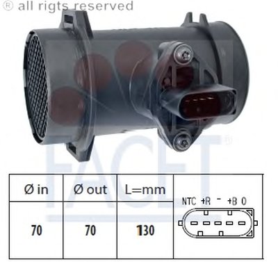 Расходомер воздуха (5 конт.) MB Sprinter 1.8-2.5D 95-06