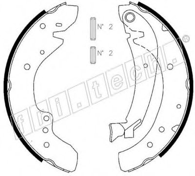 Комплект тормозных колодок fri.tech. купить