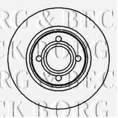 Тормозной диск BORG & BECK купить