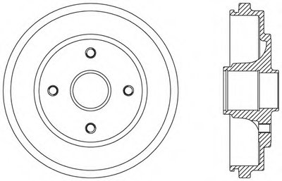 Тормозной барабан ADVANCE OPEN PARTS купить