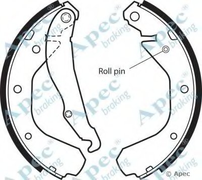 Тормозные колодки APEC braking купить