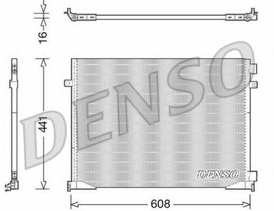 Конденсатор, кондиционер DENSO купить