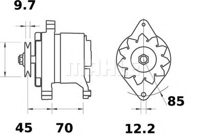 Генератор MAHLE ORIGINAL купить