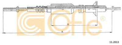 Тросик сцепления COFLE купить
