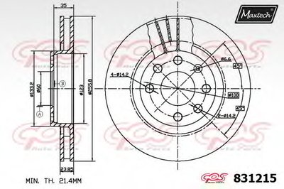 Тормозной диск R+ (Regular Plus) MAXTECH купить