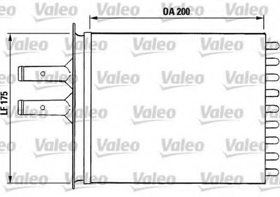 Теплообменник, отопление салона VALEO купить