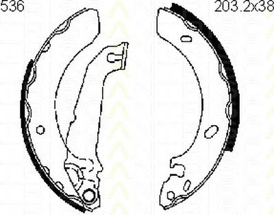 Комплект тормозных колодок TRISCAN купить