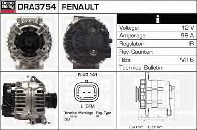 Генератор Remanufactured REMY (Light Duty) DELCO REMY купить