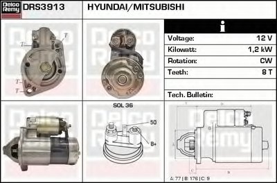 Стартер Remanufactured REMY (Light Duty) DELCO REMY купить