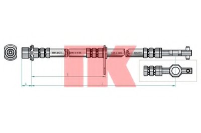 Тормозной шланг NK купить