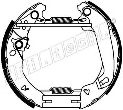 Комплект тормозных колодок FAST KIT fri.tech. купить