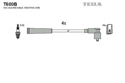 Комплект проводов зажигания TESLA купить