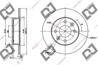 Тормозной диск DJ PARTS купить