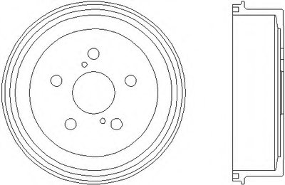 Тормозной барабан HELLA PAGID купить
