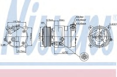 Компрессор новый Daewoo Nubira 1.6-2.0