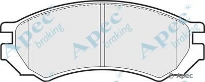 Комплект тормозных колодок, дисковый тормоз APEC braking купить